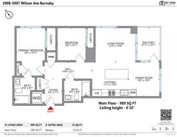 Outdoor Patio Photo of 3908 5987 Wilson Avenue, Burnaby, BC