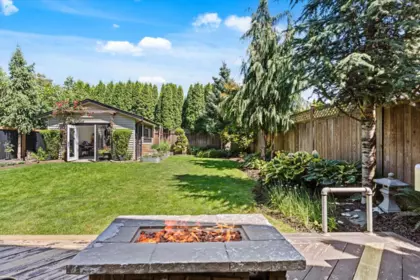 Aerial View of 6528 Reid Road, Chilliwack, BC
