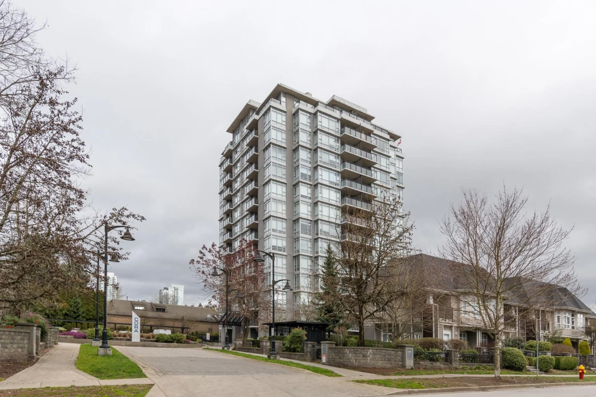 Exterior Rear Photo of 806 575 Delestre Avenue, Coquitlam, BC