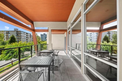 Outdoor Deck Photo of 209 128 E 8th Street, North Vancouver, BC