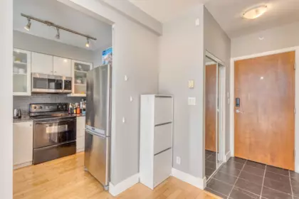 Kitchen Island Photo of 1003 1238 Burrard Street, Vancouver, BC
