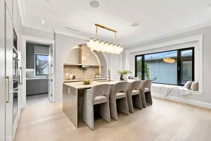 Kitchen Island Photo of 4432 Crown Street, Vancouver, BC