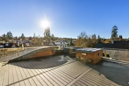 Aerial View of 4437 W 13th Avenue, Vancouver, BC