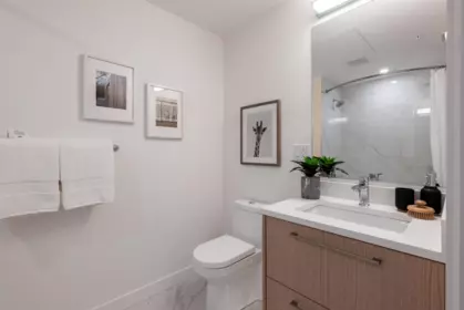Guest Bathroom Photo of 602 150 James Road, Port Moody, BC