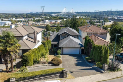 Aerial View of 187 Warrick Street, Coquitlam, BC
