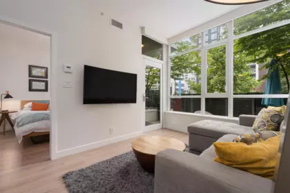 Living Room Photo of 1680 Quebec Street, Vancouver, BC
