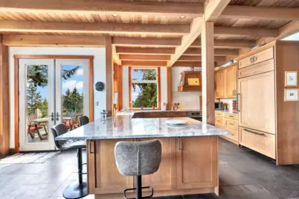 Breakfast Nook Photo of 687 Channelview Drive, Bowen Island, BC