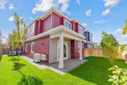 Aerial View of 2 8817 Saunders Road, Richmond, BC