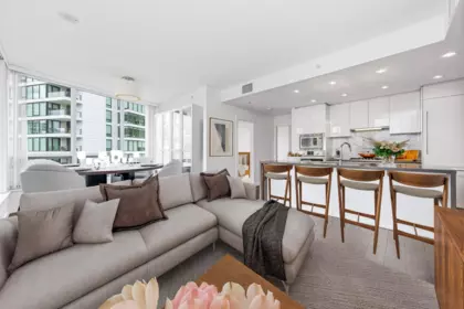 Living Room Photo of 709 5628 Birney Avenue, Vancouver, BC