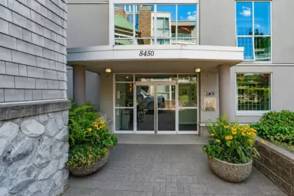 Basement Recreation Room Photo of 312 8450 Jellicoe Street, Vancouver, BC