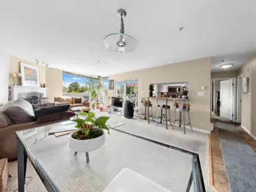 Family Room Photo of 312 8450 Jellicoe Street, Vancouver, BC