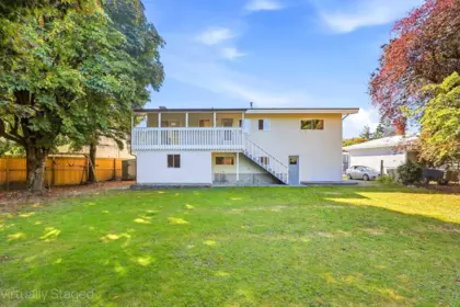 Aerial View of 10128 Shamrock Drive, Chilliwack, BC