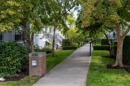 Aerial View of 56 6528 Denbigh Avenue, Burnaby, BC