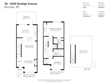 Front Yard Photo of 56 6528 Denbigh Avenue, Burnaby, BC