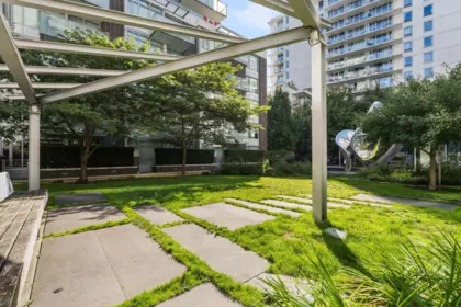 Aerial View of 1408 1661 Quebec Street, Vancouver, BC