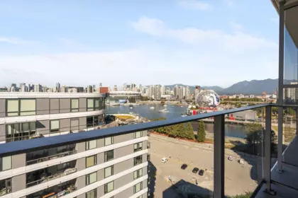 Outdoor Deck Photo of 1408 1661 Quebec Street, Vancouver, BC