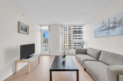 Living Room Photo of 908 4880 Bennett Street, Burnaby, BC