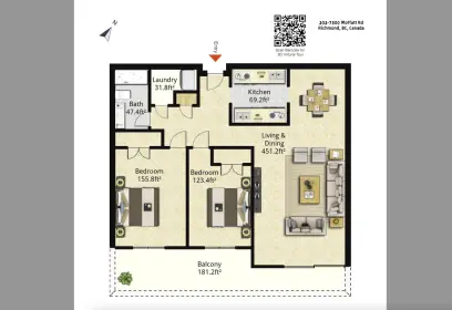 202 7300 Moffatt Road, Richmond, BC, Richmond — Apartment/Condo for sale