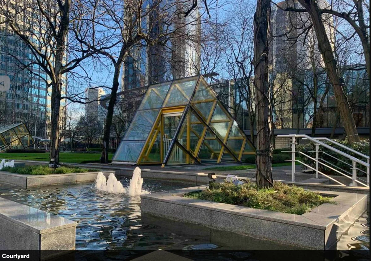 Aerial View of 701 1050 Burrard Street, Vancouver, BC