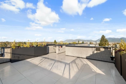 Aerial View of 585 W 29th Avenue, Vancouver, BC