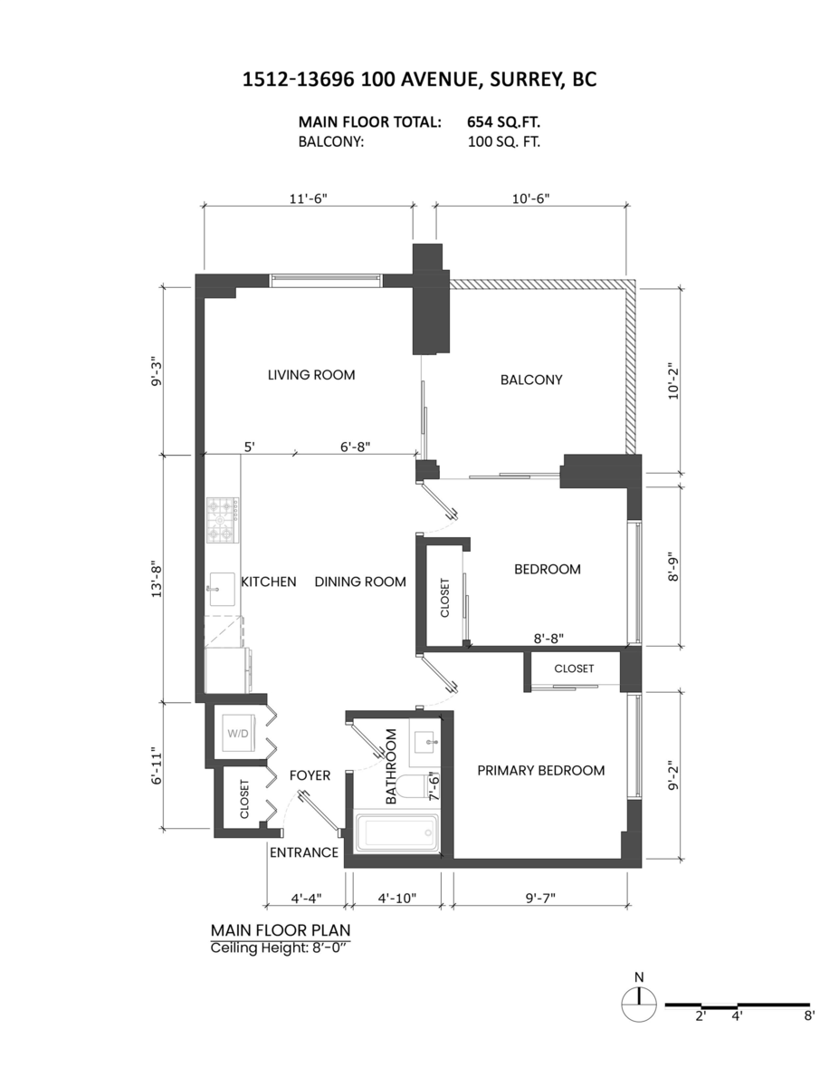Mudroom Photo of 1512 13696 100 Avenue, Surrey, BC