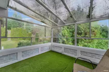 Aerial View of 4380 Woodcrest Road, West Vancouver, BC