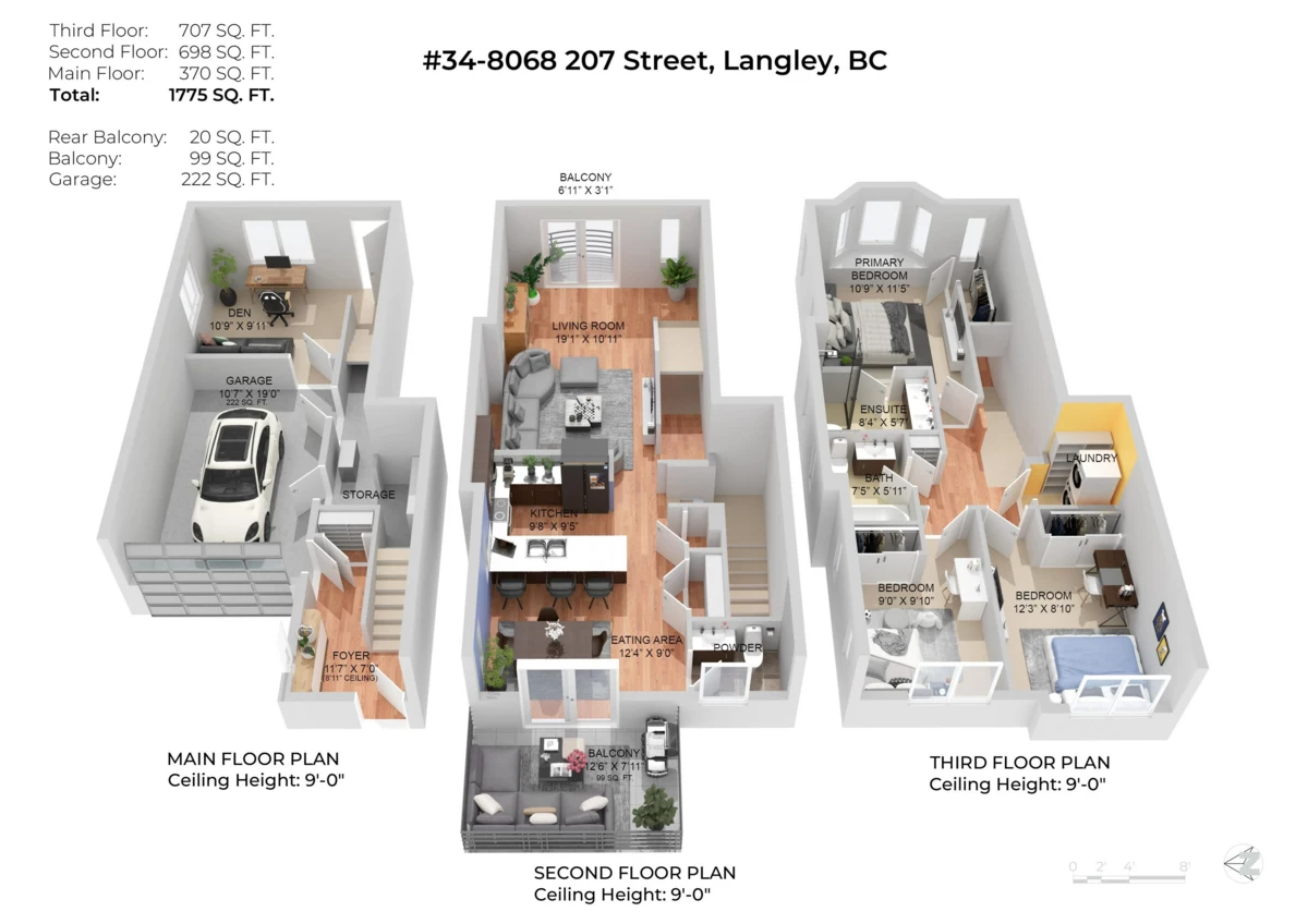 Entry Foyer Photo of 34 8068 207 Street, Langley, BC