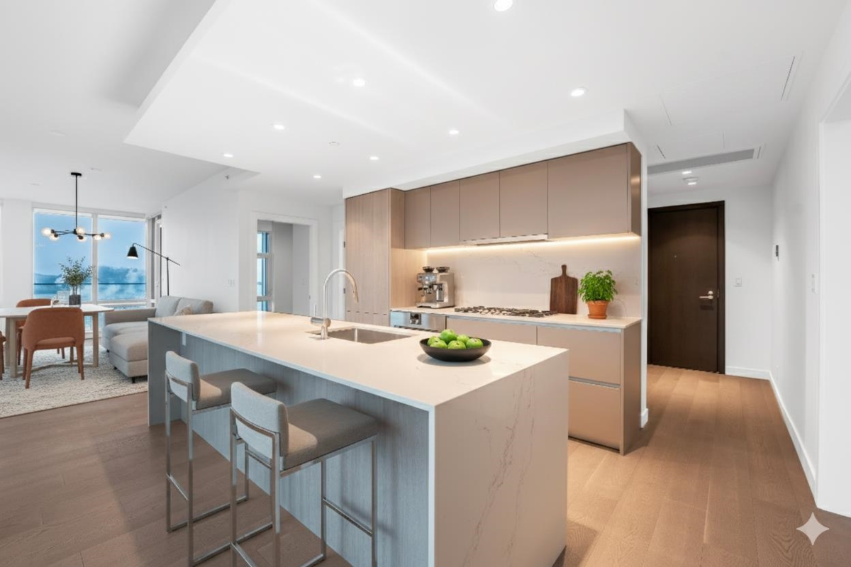 Exterior Rear Photo of 3002 1500 Fern Street, North Vancouver, BC