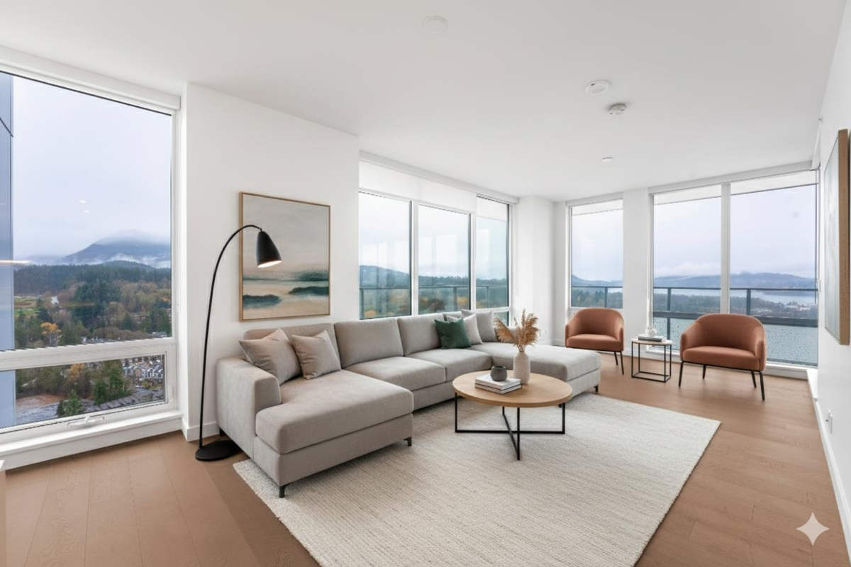 Family Room Photo of 3002 1500 Fern Street, North Vancouver, BC