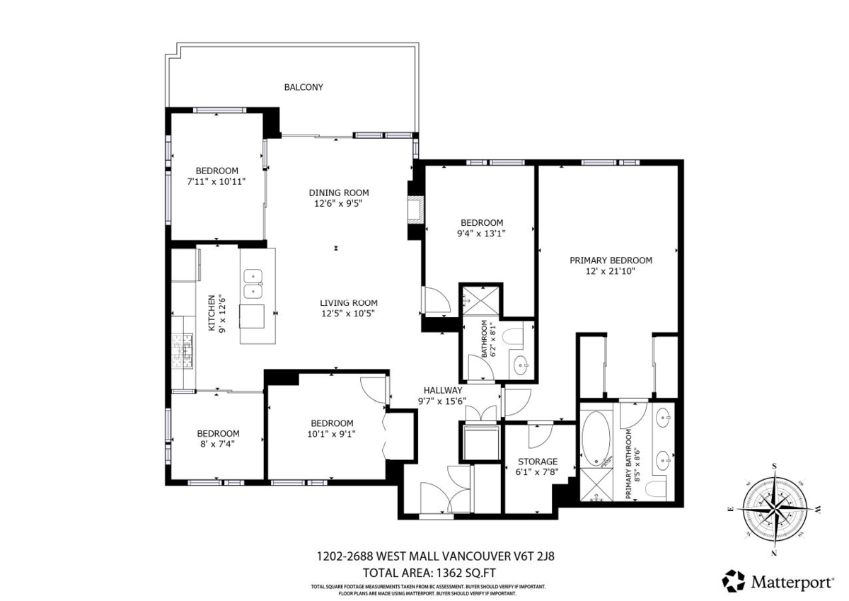 Fitness Center Photo Near 1202 2688 West Mall, Vancouver, BC