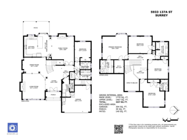 Hallway Photo of 5933 137a Street, Surrey, BC