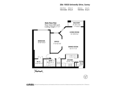 Mudroom Photo of 206 10533 University Drive, Surrey, BC