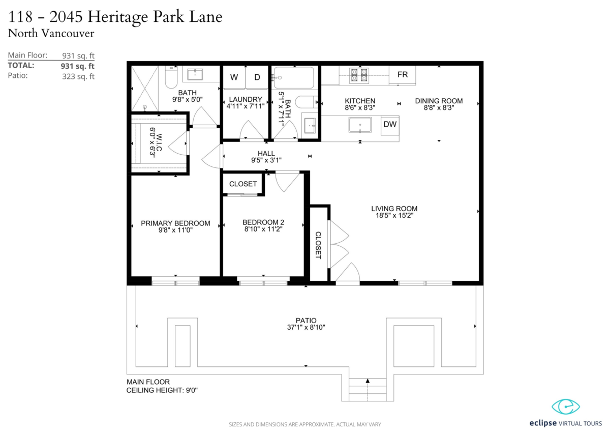 Outdoor Deck Photo of 118 2045 Heritage Park Lane, North Vancouver, BC