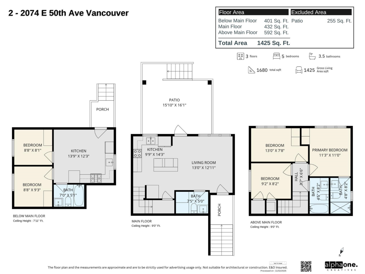 Powder Room Photo of 2076 E 50th Avenue, Vancouver, BC
