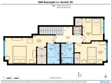 Aerial View of 5964 Beachgate Lane, Sechelt, BC