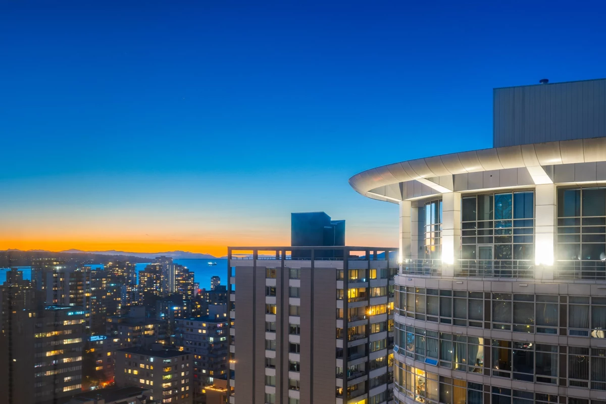 Outdoor Deck Photo of 2303 1200 Alberni Street, Vancouver, BC