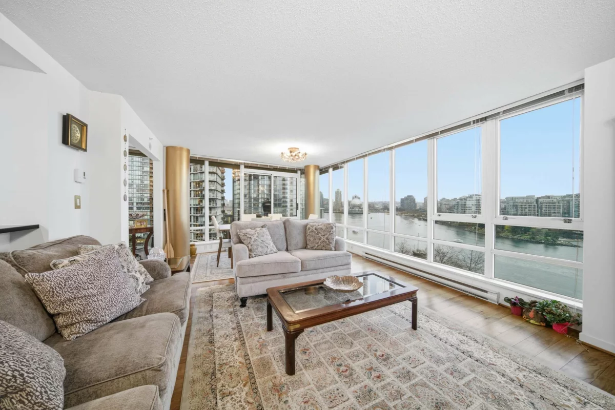 Living Room Photo of 1106 980 Cooperage Way, Vancouver, BC