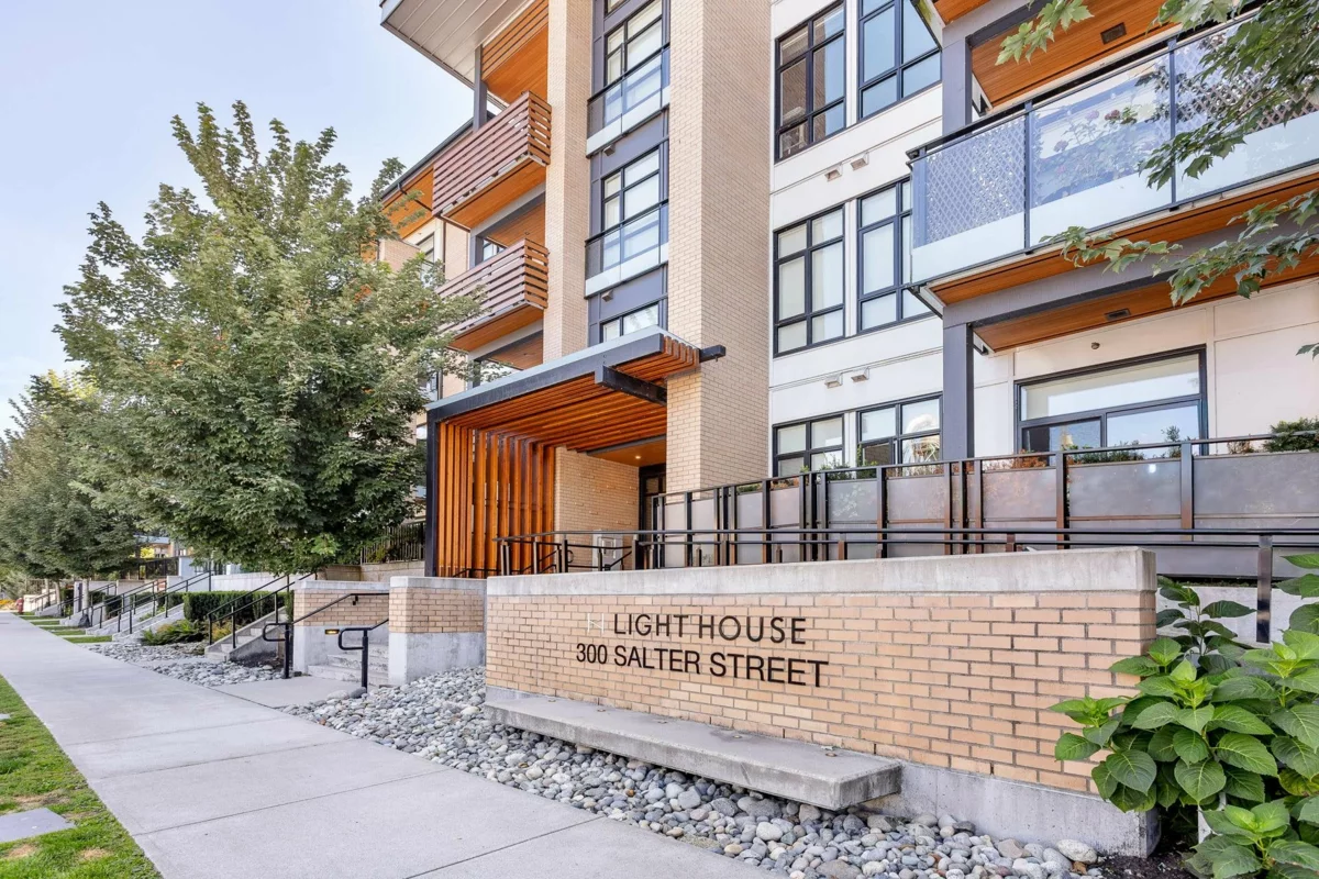 Exterior Rear Photo of 307 300 Salter Street, New Westminster, BC