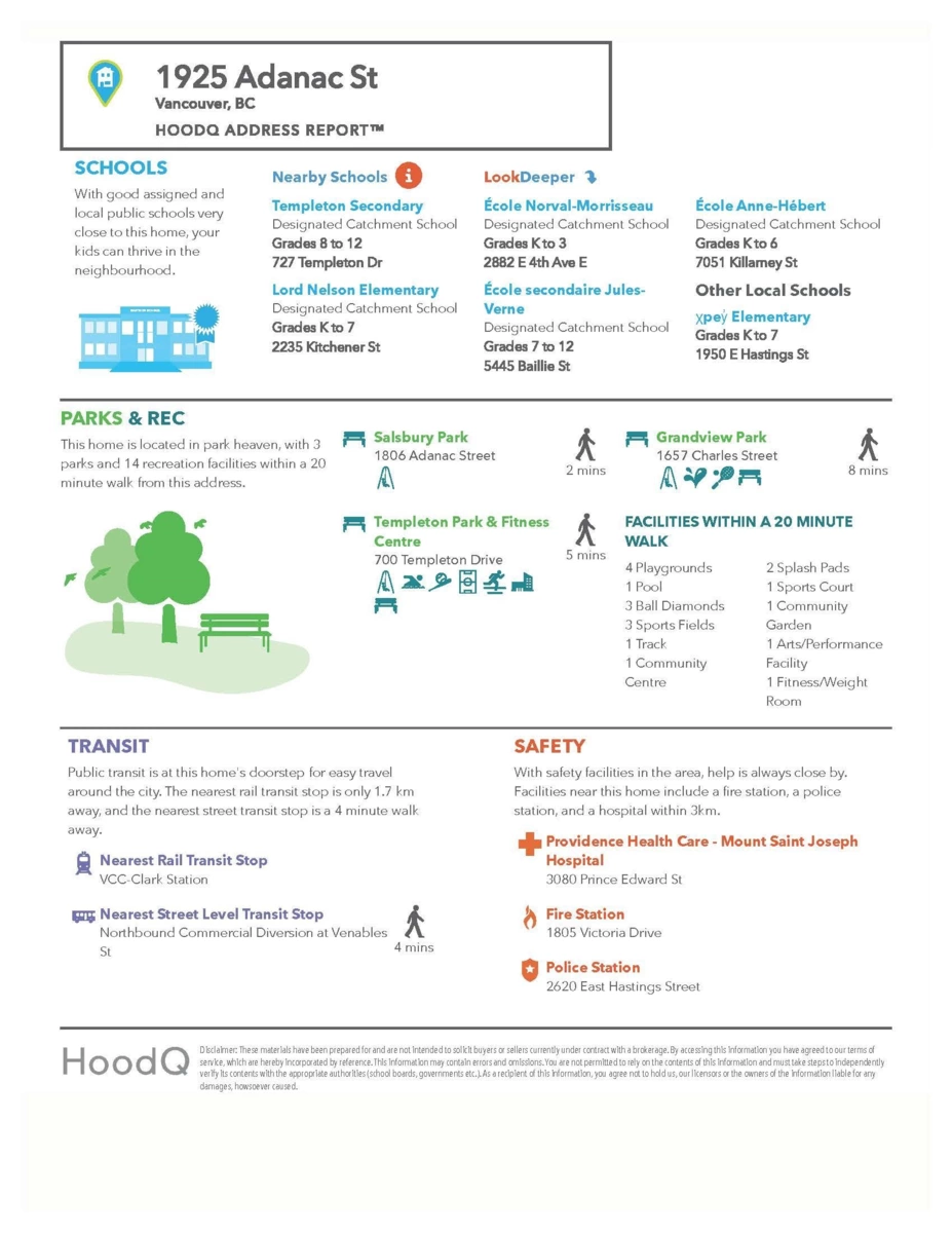 Dining Area Photo of 1925 Adanac Street, Vancouver, BC