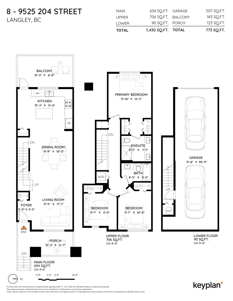 Playground / Recreational Area Near 8 9525 204 Street, Langley, BC