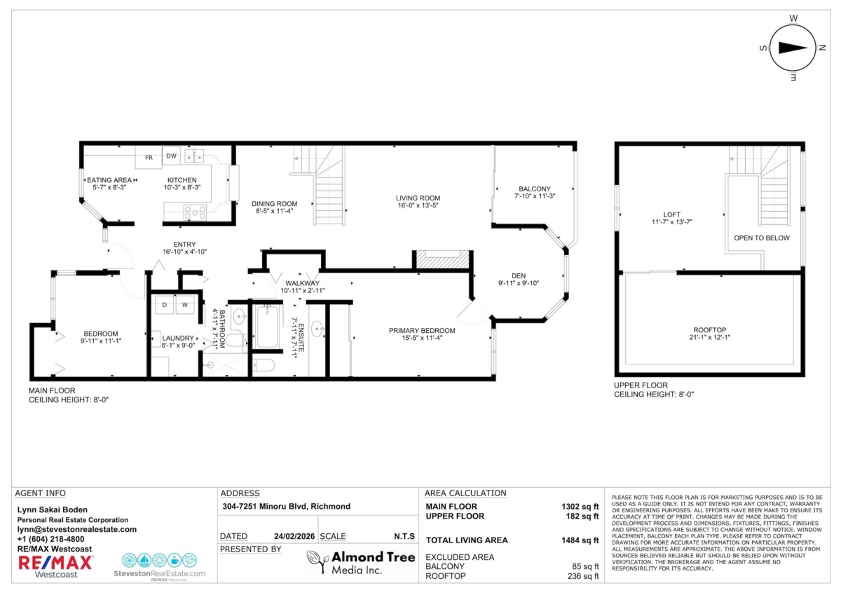 Aerial View of 304 7251 Minoru Boulevard, Richmond, BC