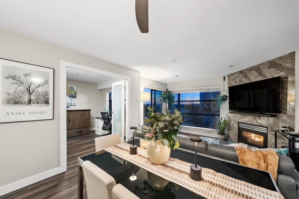 Dining Area Photo of 410 124 W 3rd Street, North Vancouver, BC