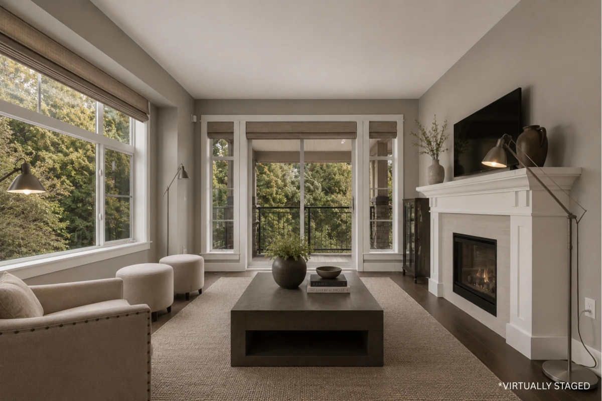Living Room Photo of 214 15195 36 Avenue, Surrey, BC