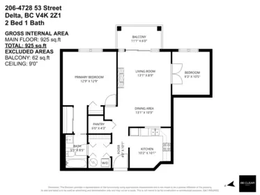 206 4728 53 Street, Delta, BC, Delta — Apartment/Condo for sale