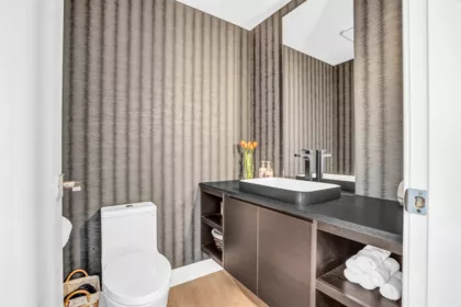 Guest Bathroom Photo of 3403 1189 Melville Street, Vancouver, BC
