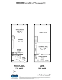 Laundry Room Photo of 203 1850 Lorne Street, Vancouver, BC