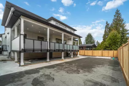 Aerial View of 827 Atkins Street, Coquitlam, BC
