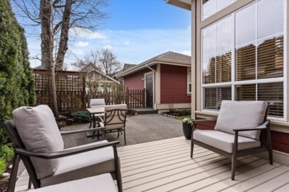 Aerial View of 5866 Garrison Boulevard, Chilliwack, BC