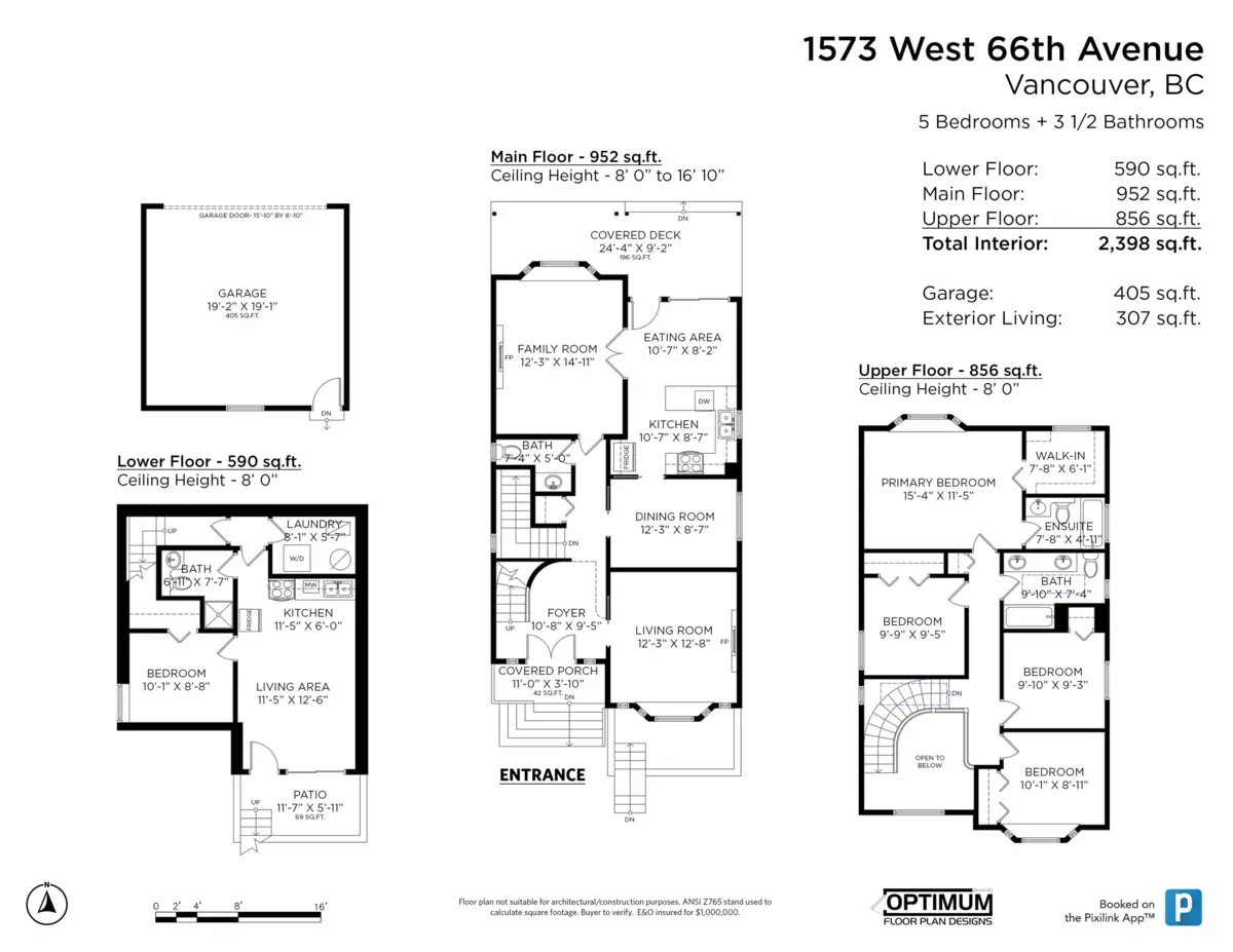 Exterior Rear Photo of 1573 W 66th Avenue, Vancouver, BC