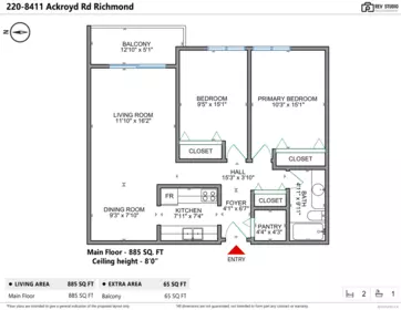 Office / Den Photo of 220 8411 Ackroyd Road, Richmond, BC